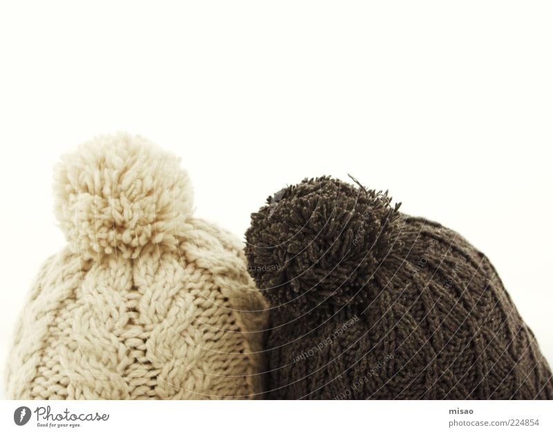 just the two of us Winter Snow Head 2 Human being Sky Cloth Cap Touch Freeze Dream Friendliness Together Infinity Bright Cuddly Brown White Happy Contentment