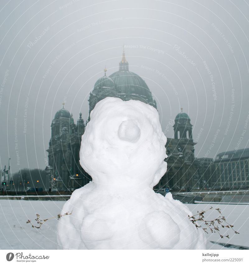 berlin fashion week Tourism Sightseeing Winter Snow Winter vacation Climate Weather Ice Frost Church Dome Places Tourist Attraction White Fog Berlin