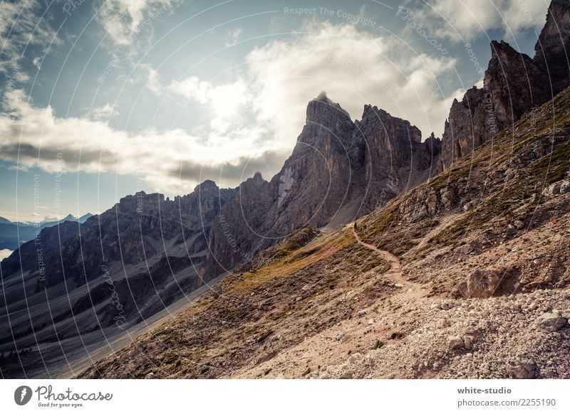 Scratchy Dolomites Environment Nature Mountain Hiking South Tyrol Colour photo Exterior shot