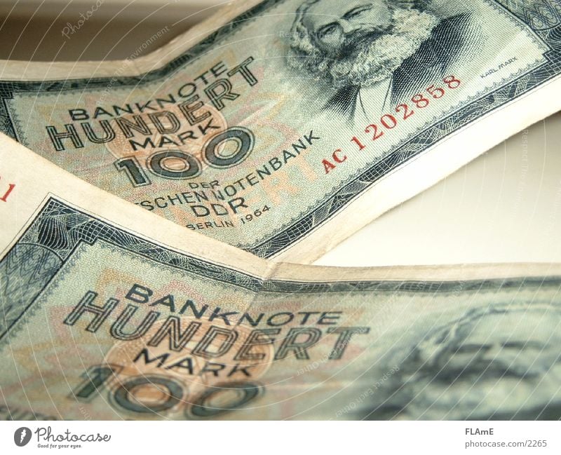 200 Marks Bank note East Musical notes 200 marks GDR meagre marx eastschein
