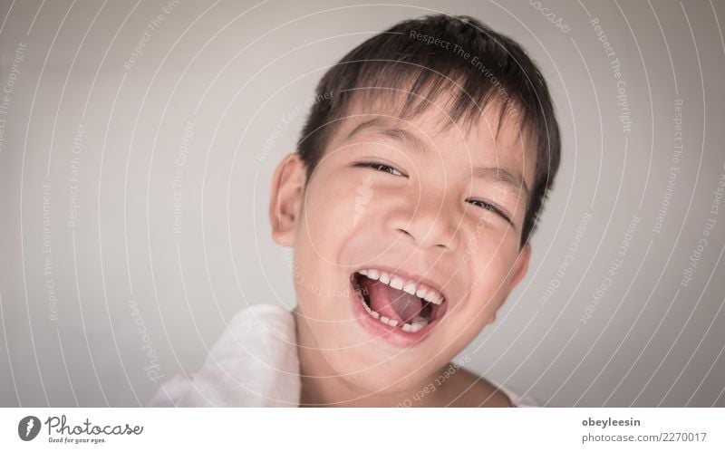 Close up face portrait little young asian boy Style Joy Happy Beautiful Face Child Baby Toddler Boy (child) Man Adults Infancy Blonde Smiling Laughter Happiness