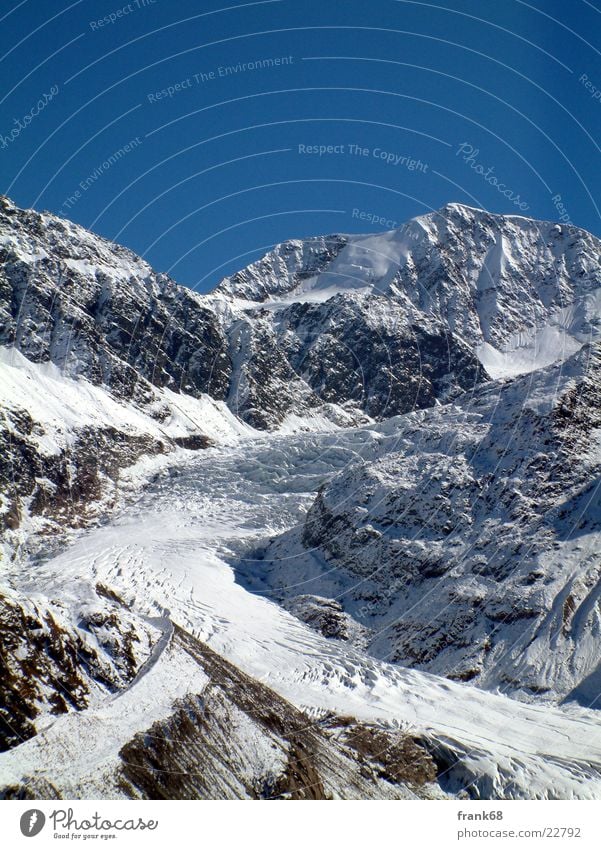 glacier tongue Glacier Glacier tongue Federal State of Tyrol Mountain Snow Ice