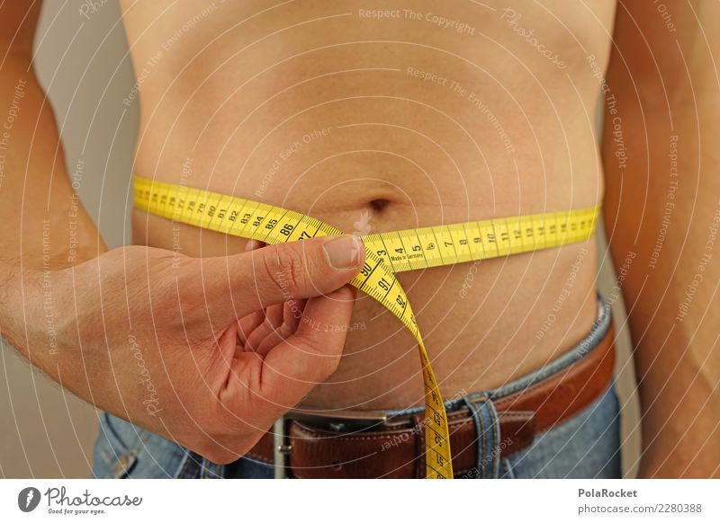 #AS# Gut feeling Sports Diet Tape measure Yellow Stomach Navel Showing one's bellybutton Weight Hand Jeans Belt Stomach muscles Disfigurement Beauty contest