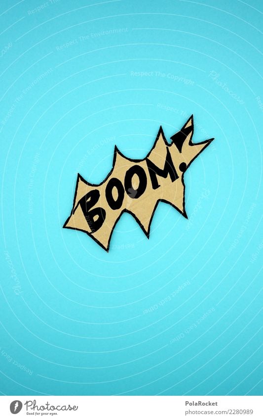 #AS# BOOM! ..and on we go Art Aggression Cardboard Economic boom Surprise Bang Explosion Gaudy Crazy Creativity Blue Bomb Madness Delusion Eye-catcher