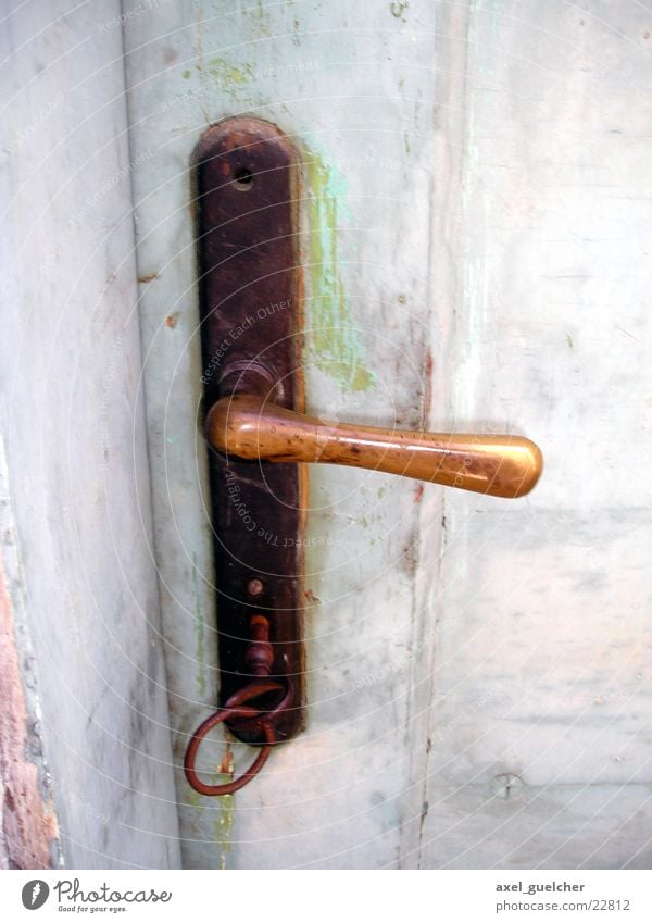 door Door handle Key Keyhole Old