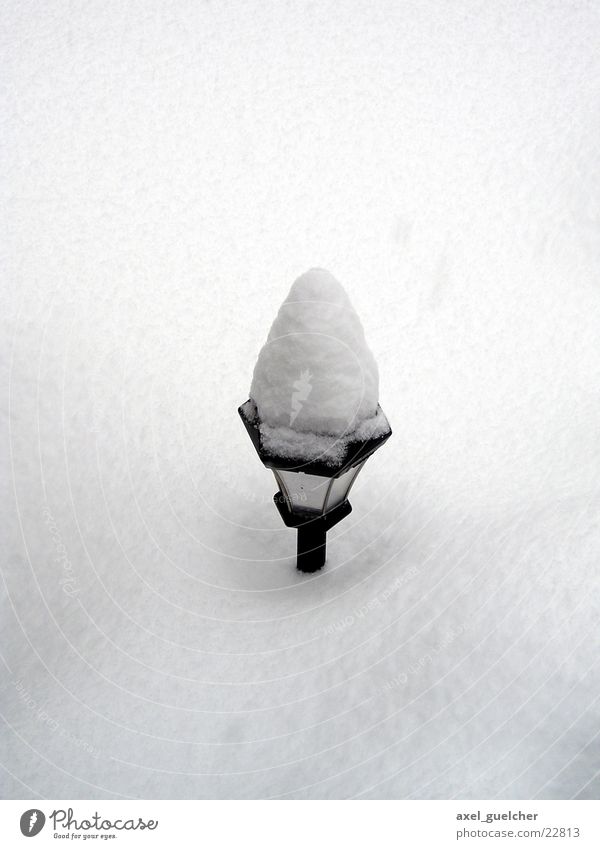 snow hood Light Lamp Winter White Cold Mountain Snow Landscape