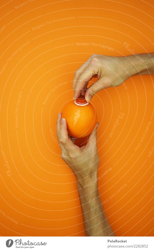 #AS# Orange direct juice Lifestyle Art Esthetic Direct Juice Juicy Bottle of juice Juice glass Undo Nature Pure Screw top Vitamin Mobility In transit Vitamin C