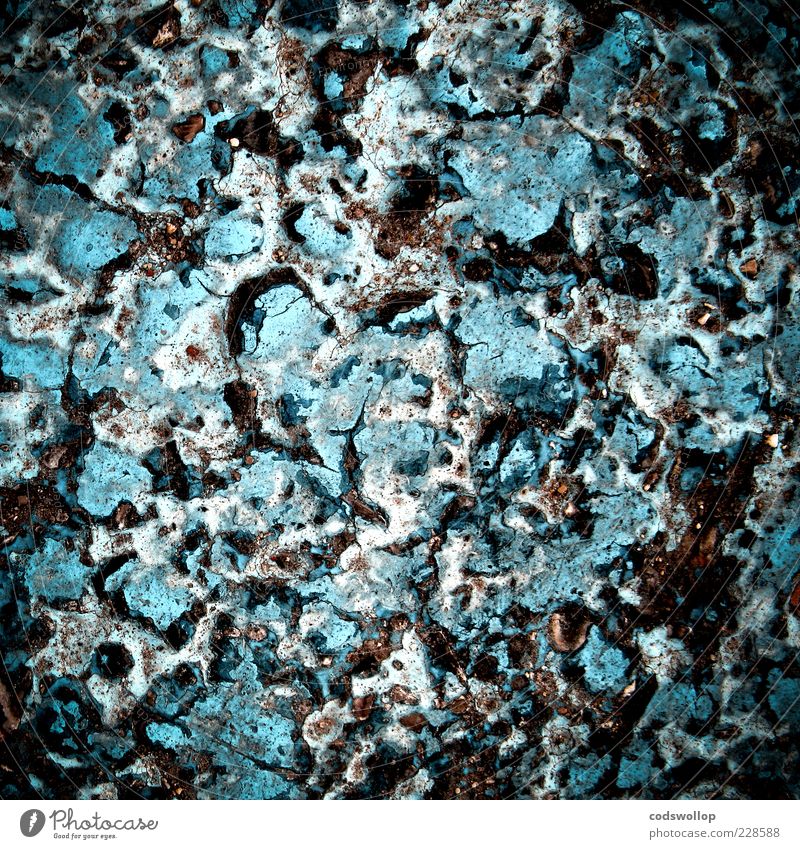 cold brains Stone Water Cold Blue Black White Esthetic Movement Chaos Surf Sea water Colour photo Abstract Pattern Structures and shapes Contrast