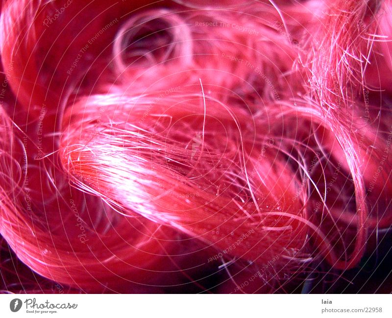 hair Red Wig Macro (Extreme close-up) Close-up Hair and hairstyles Curl Plastic