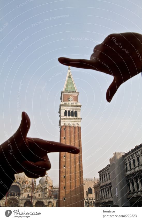 touris Tourist Tourism Venice City trip city tourism St. Marks Square Tower Church spire Sightseeing Vacation & Travel Travel photography Take a photo