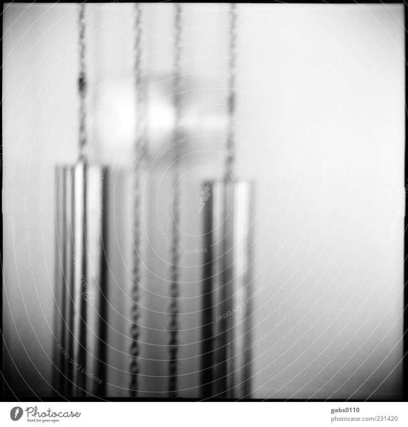 The ravages of time Decoration Clock Old Glittering Patient Clock pendulum Time Motion blur Analog Chain Black & white photo Interior shot Lomography Deserted