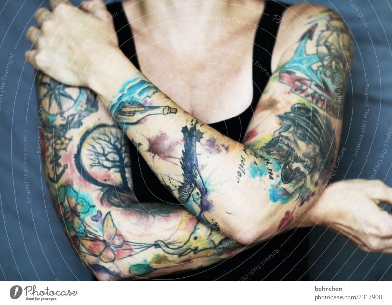 Tattooed all over the place. - a Royalty Free Stock Photo from Photocase