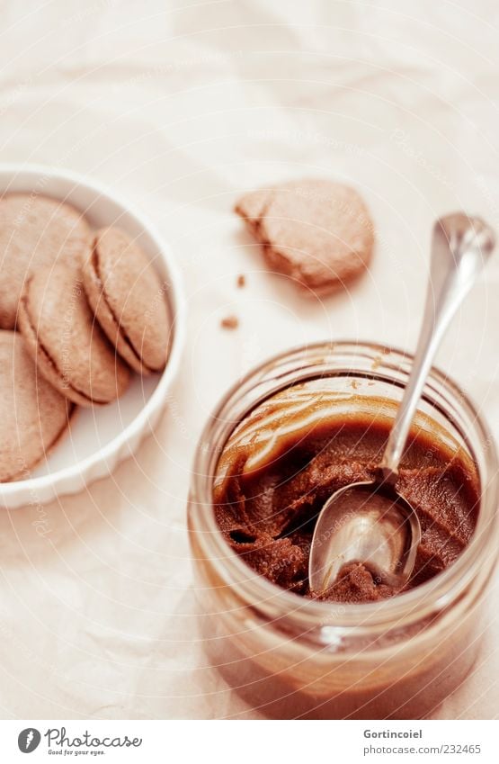 caramel Food Dough Baked goods Candy Nutrition To have a coffee Delicious Sweet Brown Cookie Sugar Spoon macarons Self-made Food photograph caramel cream