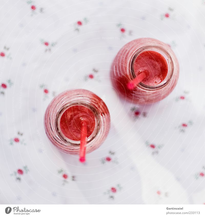 strawberry Food Fruit Organic produce Beverage Cold drink Lemonade Juice Bottle Straw Fresh Delicious Red Summery Mixed drink Food photograph Fruity