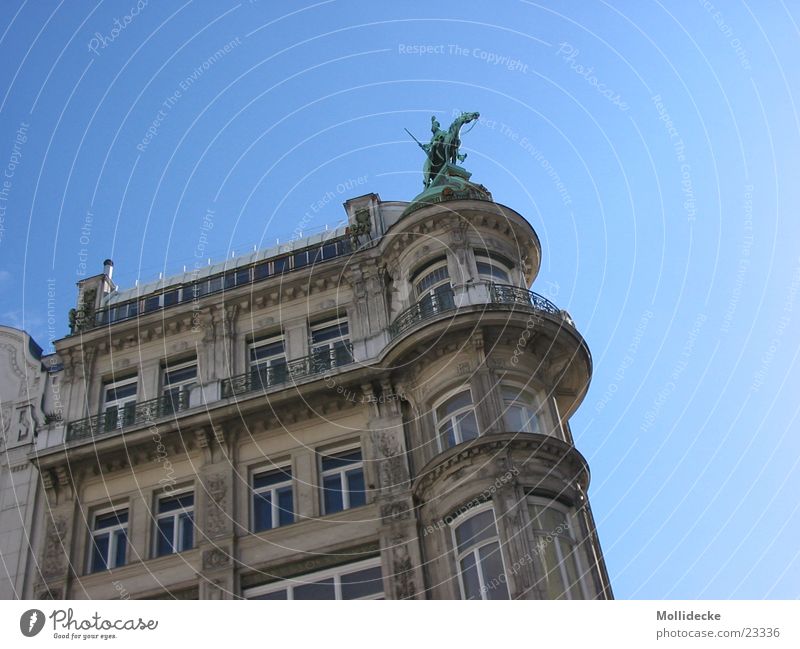 Vienna Under House (Residential Structure) Window Balcony Round Small Architecture Blue Sky Looking Tall
