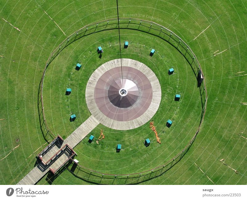 meadow in paris Paris Meadow Aerial photograph Symmetry Europe Balloon Circle Flying
