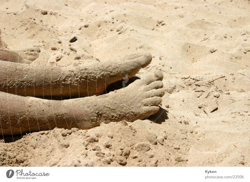 tone-in-tone Vacation & Travel Beach Europe Feet Sand breaded
