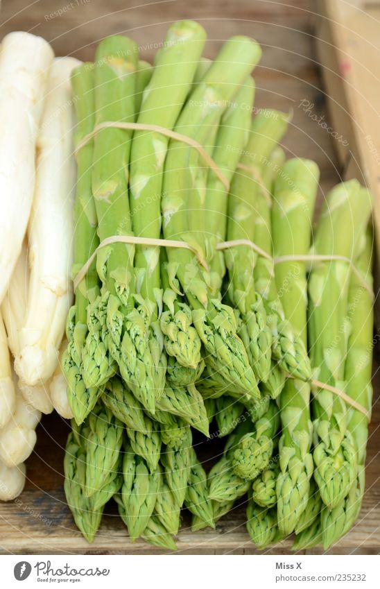 asparagus season Food Vegetable Nutrition Organic produce Vegetarian diet Diet Fresh Healthy Delicious Green Farmer's market Vegetable market Greengrocer