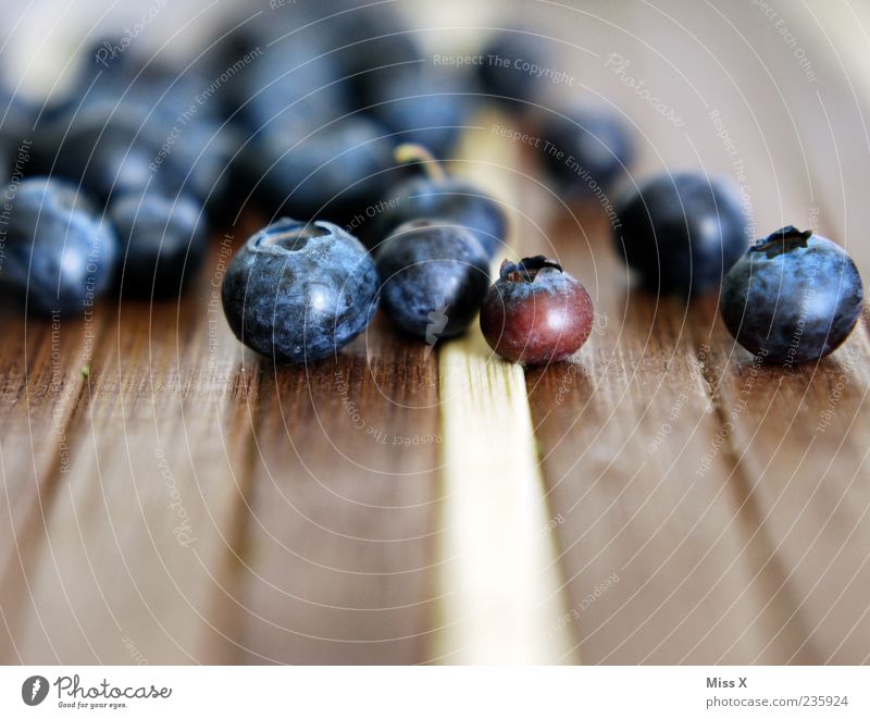 blueberries Food Fruit Fresh Small Delicious Round Sweet Blue Berries Blueberry Forest fruit Colour photo Multicoloured Close-up Copy Space bottom