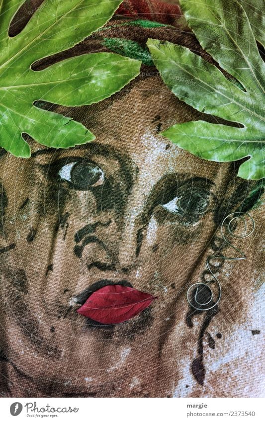 Emotions...cool faces: The Greek Goddess Lifestyle Elegant Style pretty Human being Feminine Woman Adults Face Eyes Nose Mouth 1 Art Artist Work of art Plant