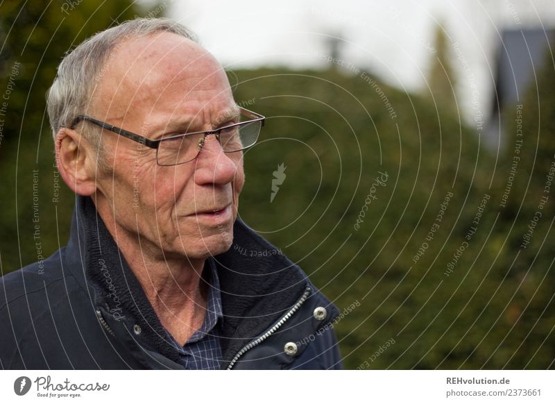 Portrait of a senior Human being Man Male senior Masculine Grandfather Head 60 years and older Environment Senior citizen Nature Landscape Jacket Eyeglasses