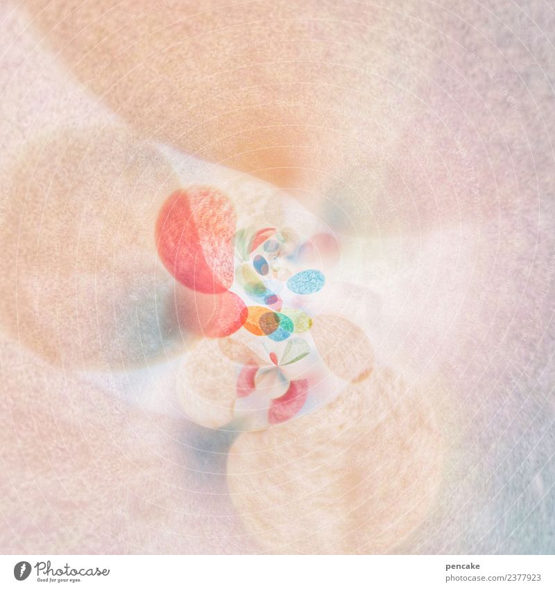 Round and colourful Wellness Harmonious Relaxation Meditation Esthetic Abstract Curve Pastel tone Bubble Deep Balloon Zoom effect Multicoloured Colour photo