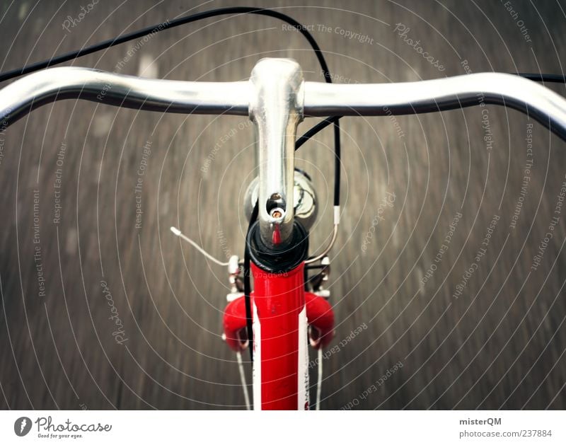 I want to ride... Art Esthetic Photos of everyday life Bicycle Cycling Brakes Bicycle handlebars Cycle path Driving Racing sports Speed Speed rush Dangerous