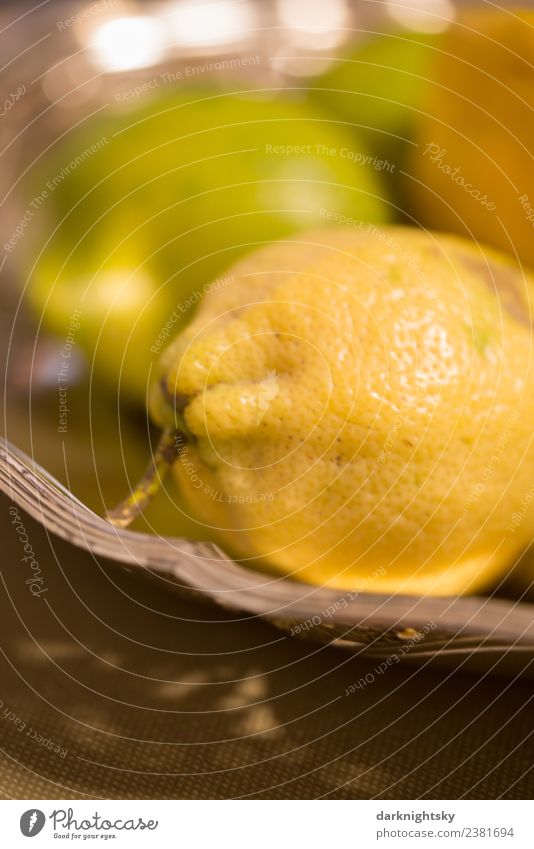 Close-up of organically grown citrus fruits. Fruit Nutrition Organic produce Vegetarian diet Lemon Lime Citrus fruits Plate Bowl Exotic Beautiful Uniqueness