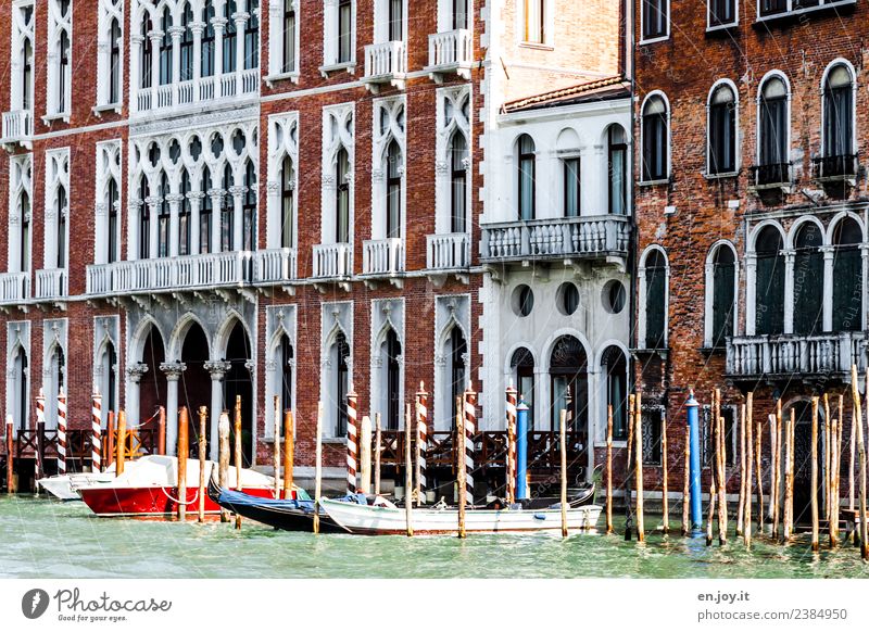 my house, my boat... Vacation & Travel Tourism Trip Sightseeing City trip Summer Summer vacation Water Channel Waterway Venice Italy Town Old town