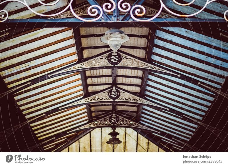 vintage glass roof from below Brighton, England Town Building Roof Exceptional Vintage Retro Old Glass Glass roof Background picture Structures and shapes