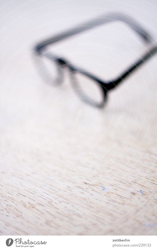 glasses Education Looking Eyeglasses Blur Unclear Vision Table Search Colour photo Subdued colour Interior shot Close-up Detail Macro (Extreme close-up)