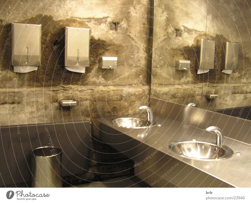On the toilet Vanity Sink Mirror Restoration Exhibition Trade fair Toilet Factory Völklingen Ironworks Clean Architecture