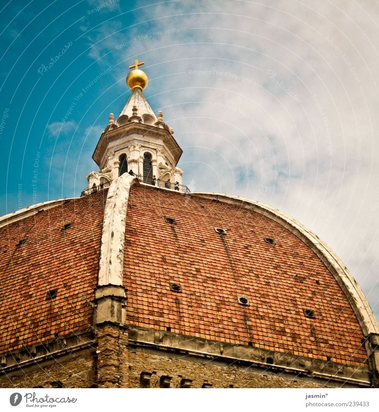 Firenze #1 Sky Clouds Downtown Old town Dome Manmade structures Architecture Tourist Attraction Landmark Famousness Colour photo Multicoloured Exterior shot