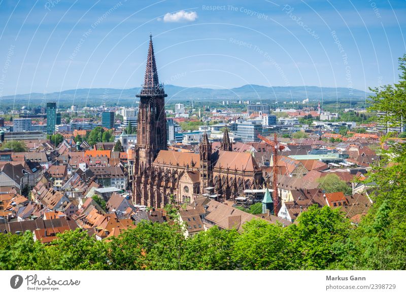 munster of freiburg Vacation & Travel Religion and faith Freiburg cathedral City church architecture Germany landmark town Gothic style minster construction