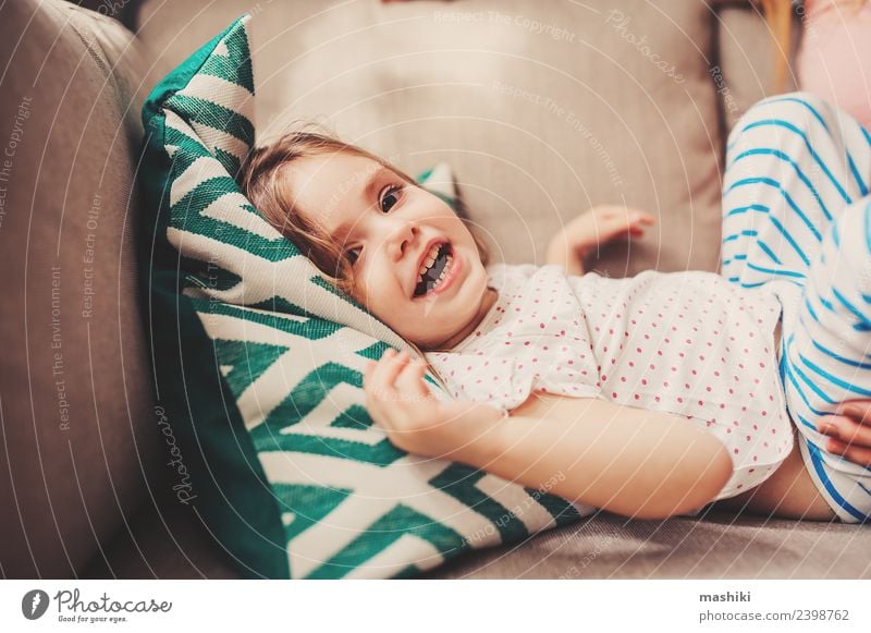 happy toddler girl playing at home Lifestyle Joy Happy Beautiful Face Child Baby Toddler Woman Adults Smiling Laughter Happiness Small Cute Pink Delightful