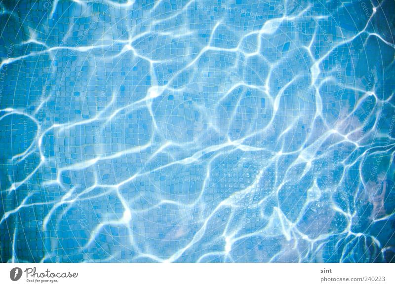 cooling down Spa Swimming pool Water Sunlight Cold Wet Blue Colour photo Exterior shot Deserted Day Reflection Bird's-eye view Close-up Movement