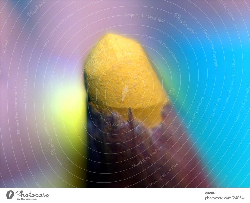 yellow pastel pencil Yellow Crayon Pastel tone Pen Stationery Painting (action, work) Macro (Extreme close-up)