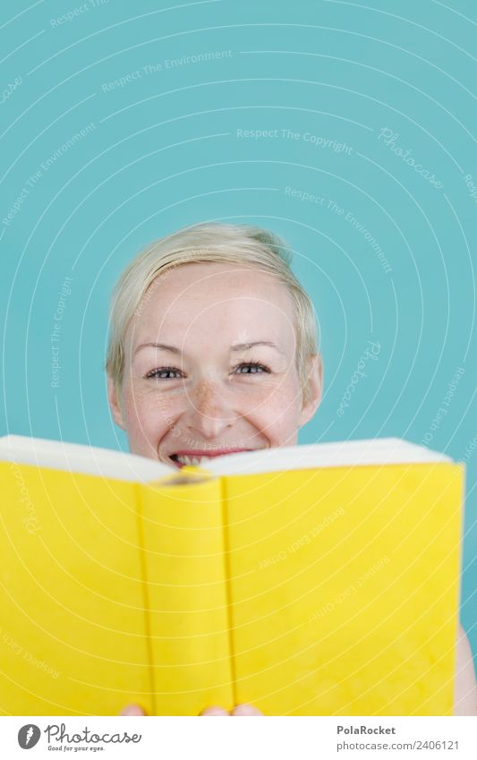 #A# Humor Lektur Art Work of art Esthetic Book Yellow Laughter Smiling Friendliness Study Search Bookworm Reader Read out loud Book fair Education