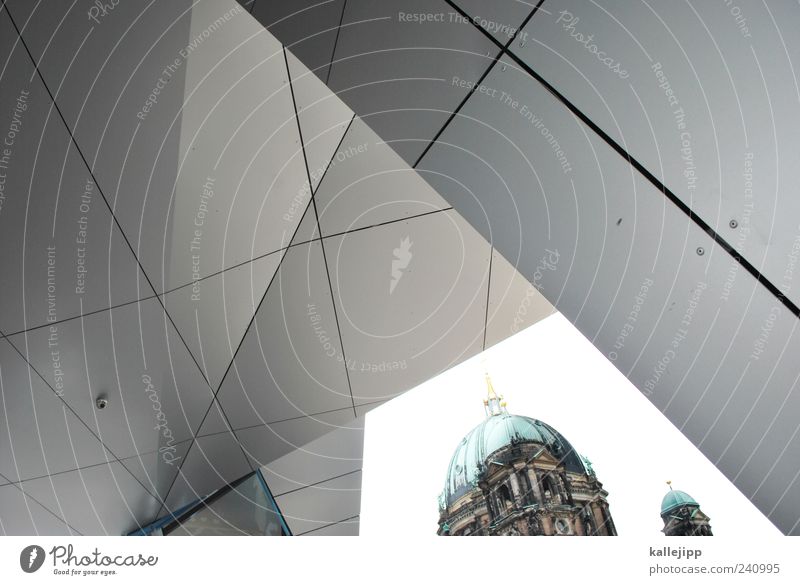 reformation Church Dome Manmade structures Wall (barrier) Wall (building) Berlin Cathedral humboldt box Domed roof Classical modern Old New Modernization Line