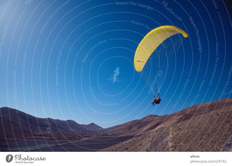 Only flying is more beautiful IV Flying sports Paraglider Sports nova Mountain Sky