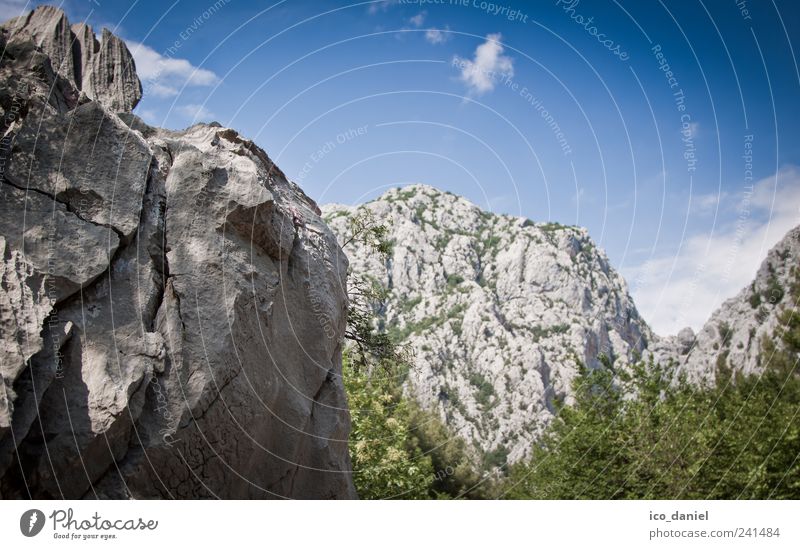 Winnetou sends his greetings Vacation & Travel Tourism Trip Climbing Mountaineering Hiking Nature Landscape Elements Clouds Park Rock Parklencia Croatia Europe