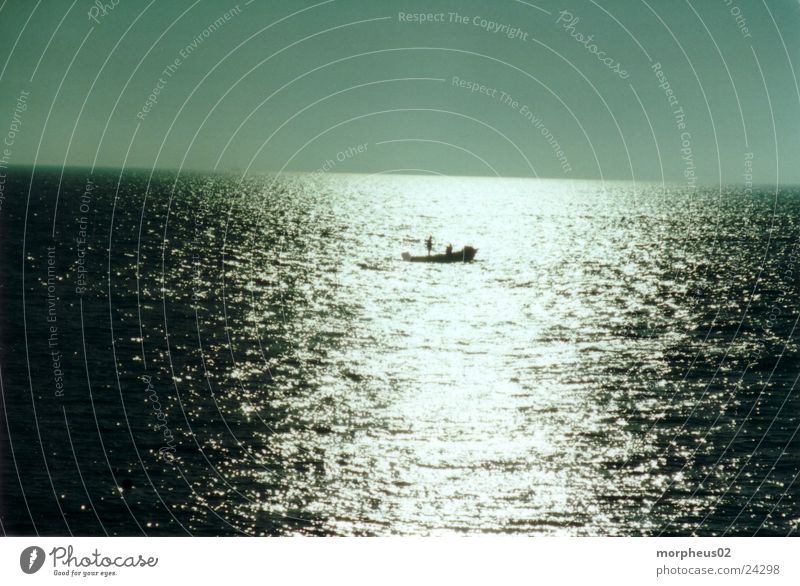solitariness Reflection Ocean Captain Watercraft Shadow