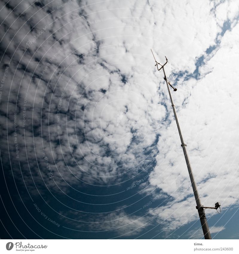 1300 | Cloud Angler Technology Science & Research High-tech Information Technology Telegraph pole Broadcasting tower Environment Nature Air Sky Clouds Summer