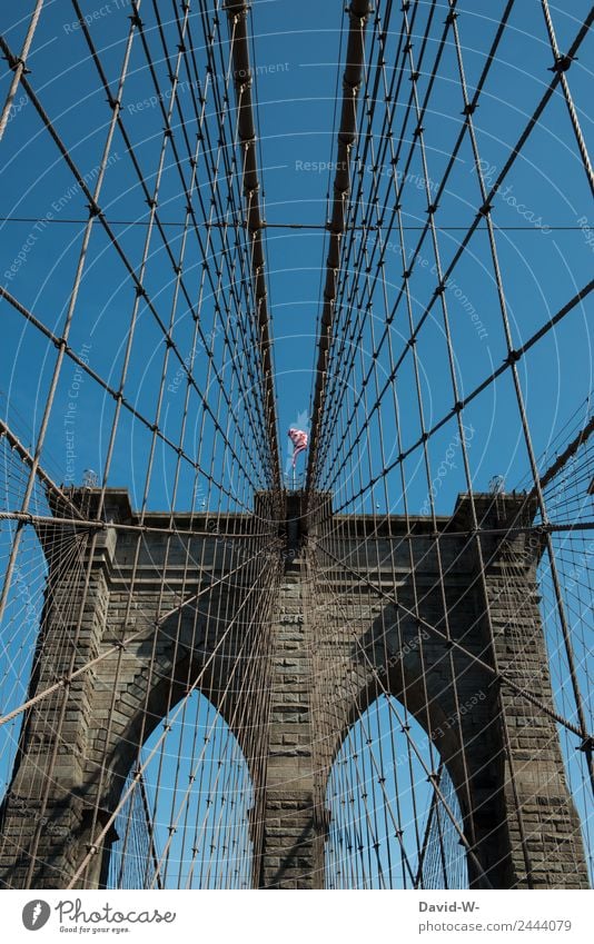 Brooklyn Bridge II Lifestyle Luxury Elegant Style Design Vacation & Travel Tourism Trip Human being Art Work of art Architecture Populated Overpopulated