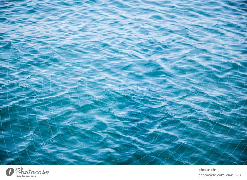 radiant blue water Summer Nature Water Cool (slang) Maritime Horizontal Navy Santorini Tide Abstract Ocean Blue Blue tone Waves Mediterranean Lake Life Lively