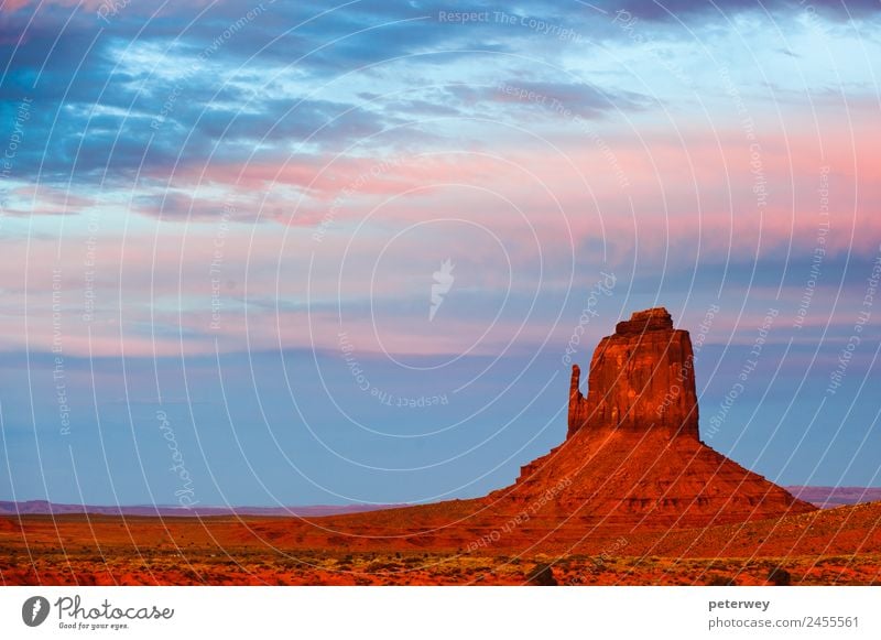 Monument Valley at sunset, Utah, USA Leisure and hobbies Vacation & Travel Tourism Trip Adventure Far-off places Freedom Sightseeing Expedition Mountain Hiking