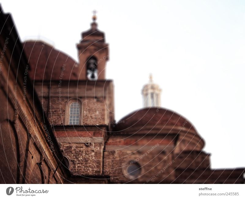 San Lorenzo Florence Italy Tuscany Old town Church Tourist Attraction Basilica of San Lorenzo Medici Colour photo Experimental Cathedral Architecture Detail