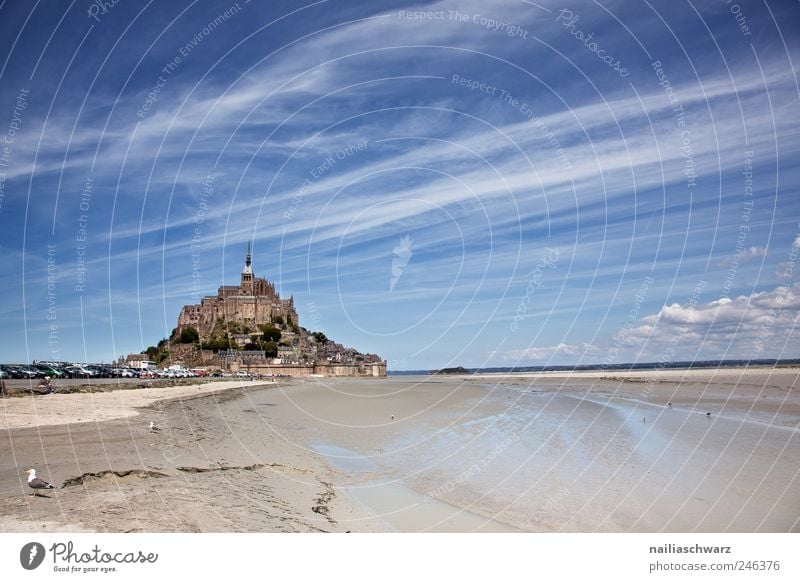 Mont Saint Michel Vacation & Travel Tourism Sightseeing Ocean Island Mont St Michel Brittany Normandie France Europe Landscape Sky Summer Beautiful weather