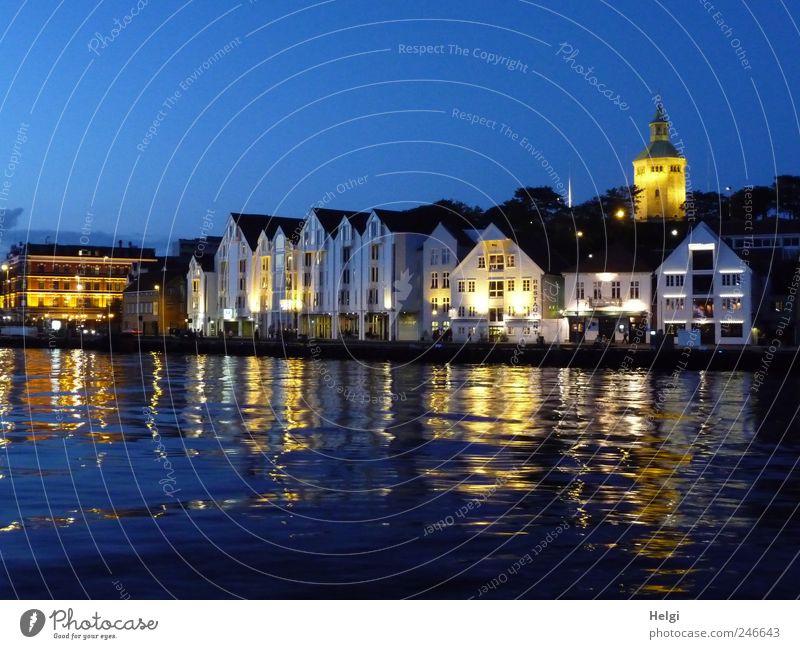 Summer evening in the harbour... Vacation & Travel Tourism City trip Town Port City Old town House (Residential Structure) Manmade structures Building