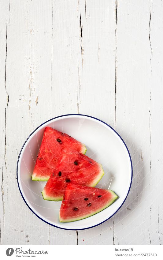 Watermelon yummy fresh summer fruit Food Vegetable Fruit Breakfast Diet Juice Plate Healthy Healthy Eating Summer Fresh Delicious Sour Red White Water melon